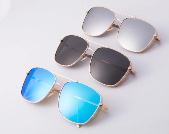 Stylish Celebrity Square Metal Sunglasses For Men And Women -FunkyTradition
