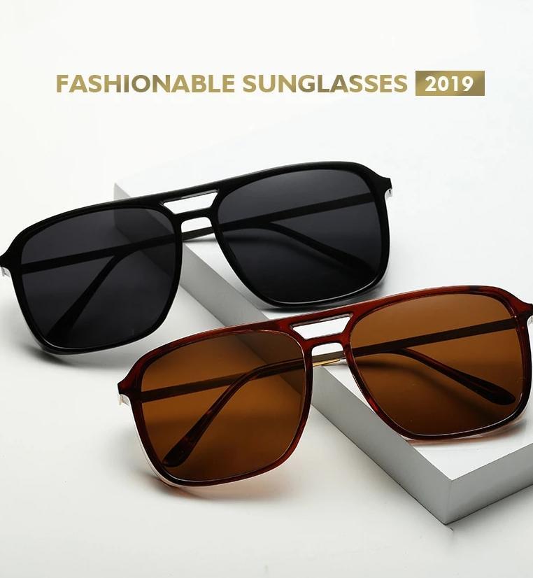 stylish Polarized Square Sunglasses For Men And Women-FunkyTradition