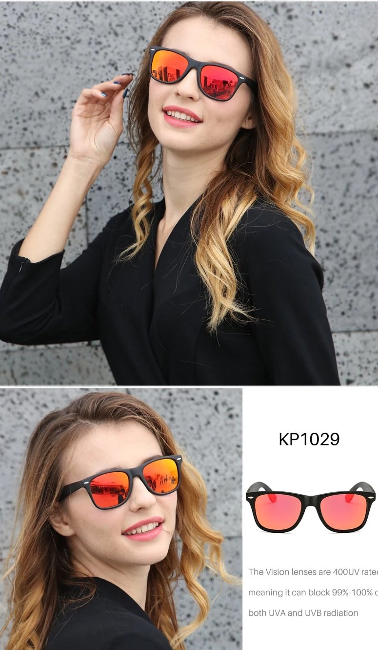 Stylish Wayfarer Mirror Sunglasses For Men And Women-FunkyTradition