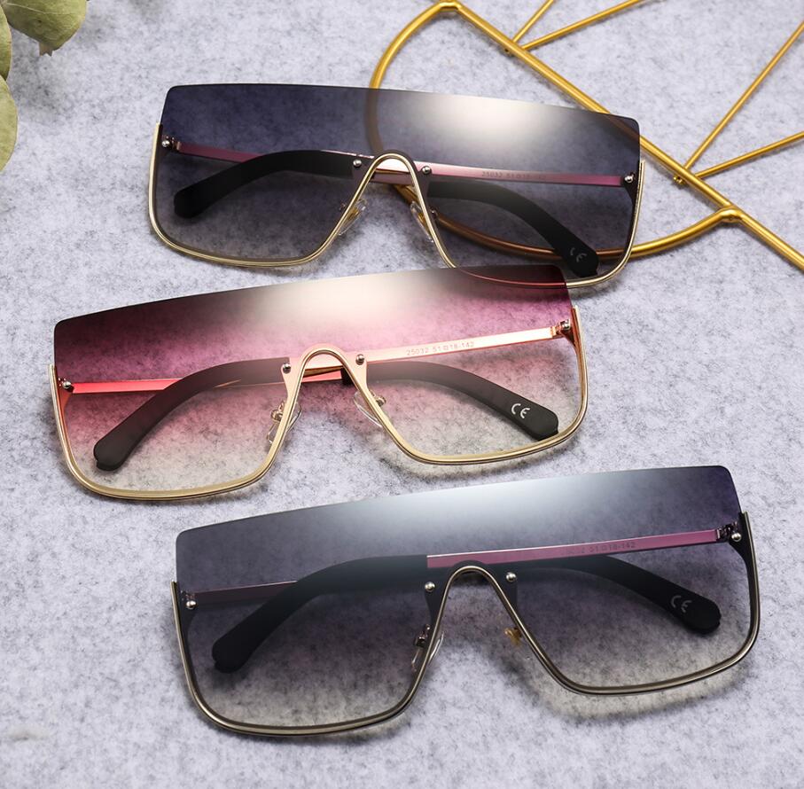 New Arrival Luxury Half Rim Less Gradient Sunglasses For Men And Women-FunkyTradition