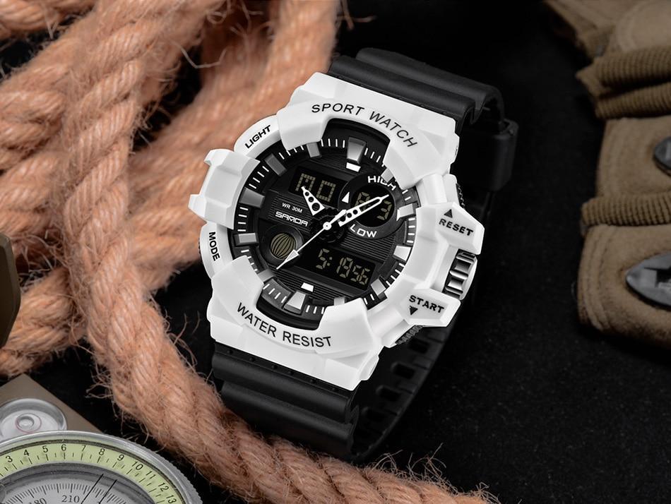 Luxury Led Plus Analog Digital Military Quartz Watch For Men And Women-FunkyTradition