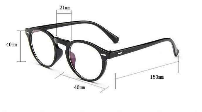 Vintage Retro Round Eyeglasses Frame For Men Women - FunkyTradition