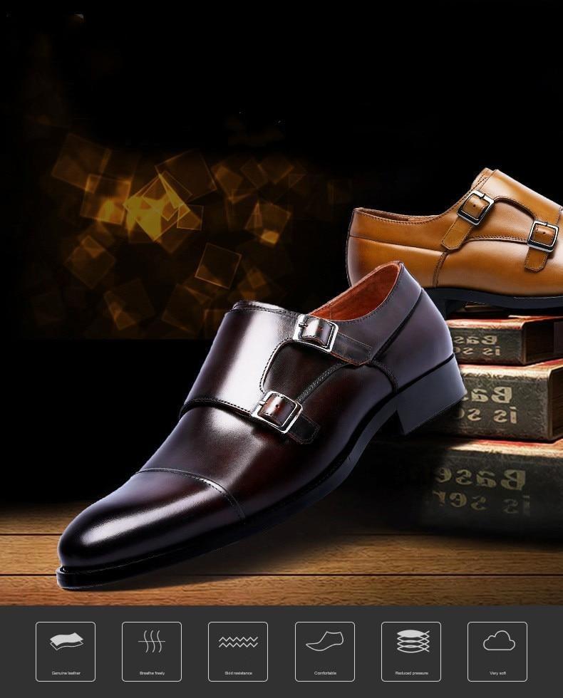 Stylish Monk Strap Slipons For Men-FunkyTradition