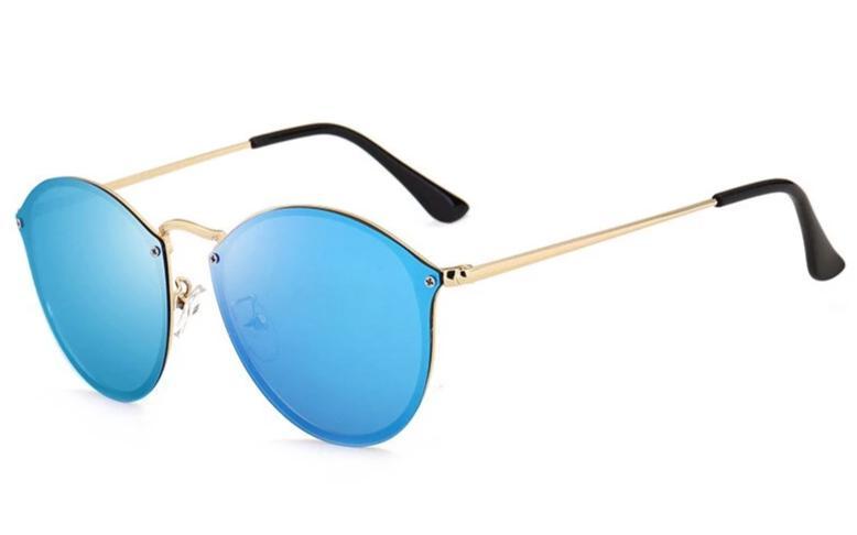 New Blaze Style Rimless Sunglasses For Men And Women -FunkyTradition
