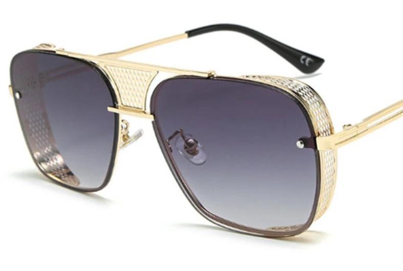 Most Stylish Metal Square Vintage Sunglasses For Men And Women-FunkyTradition