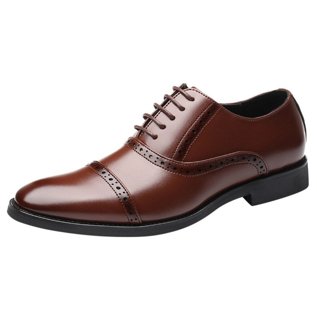 Oxford Leather Shoes For Men Casual Formal And Party Wear- FunkyTradition