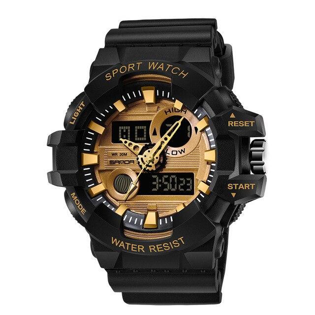 Luxury Led Plus Analog Digital Military Quartz Watch For Men And Women-FunkyTradition