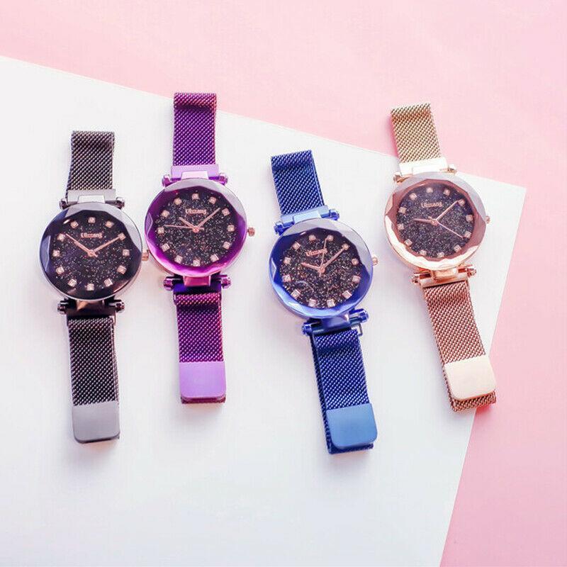 Starry Sky Watch Waterproof Magnet Strap Stainless Steel Women Watch-FunkyTradition
