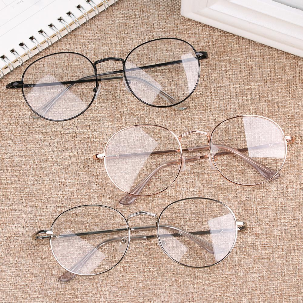 New Stylish Eyeglasses Round Metal Frame Reading Glasses Eyewear Vintage Women Men - FunkyTradition
