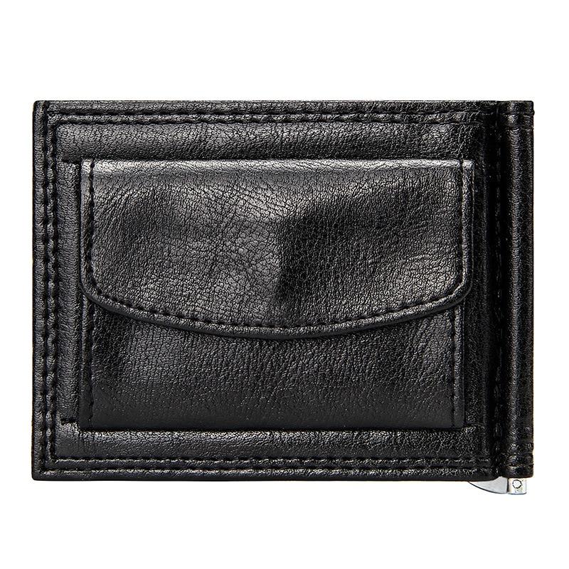 Vintage Slim Money Clip with Coin Pocket For Men-FunkyTradition