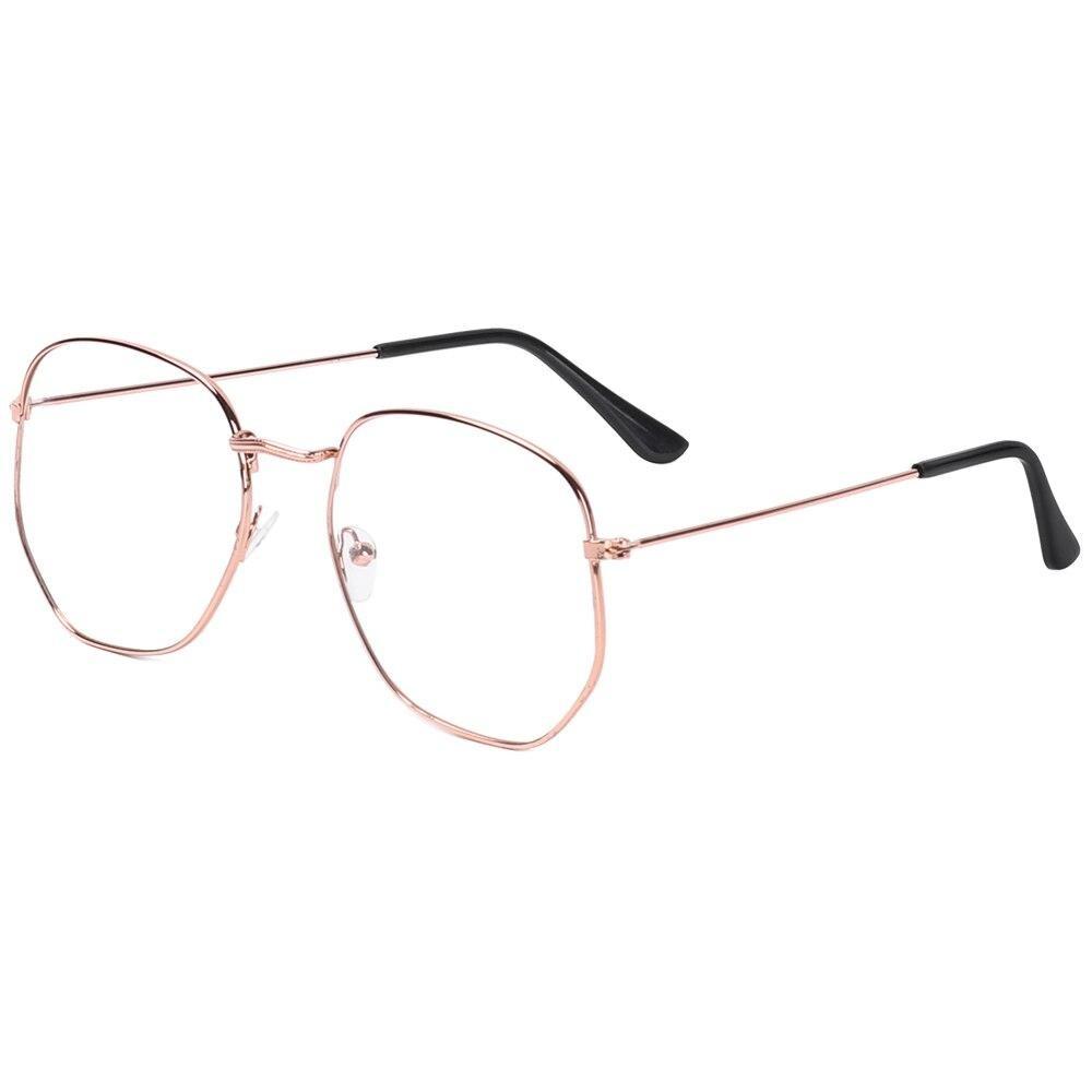 New Hexagon Eyeglasses Frame Reading Glasses Eyewear Men and Women - FunkyTradition