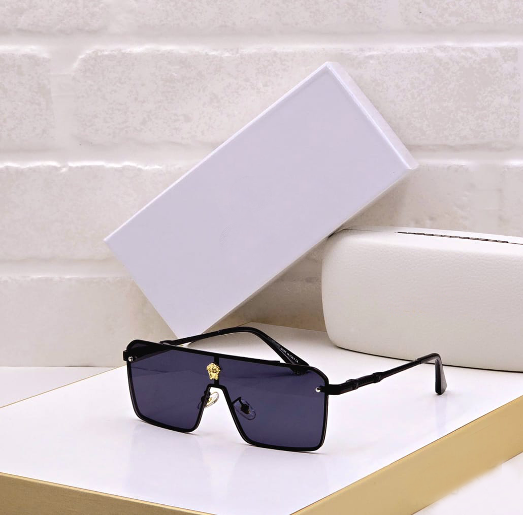 Luxury Shield Sunglasses – Oversized Unisex | Black, Brown, Green, Purple, Blue