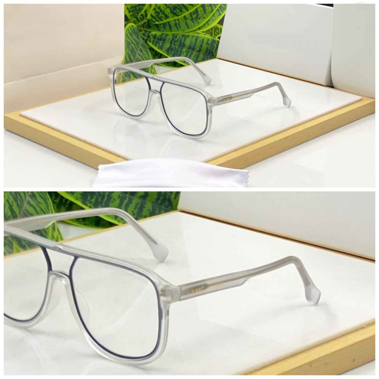 Modern Clear Frame Glasses - Stylish & Chic Sunglasses for Men & Women