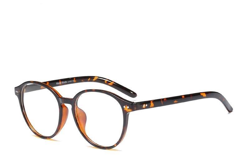 Round Glasses Transparent Retro Clear Computer Spectacle Frame Eyeglasses - FunkyTradition