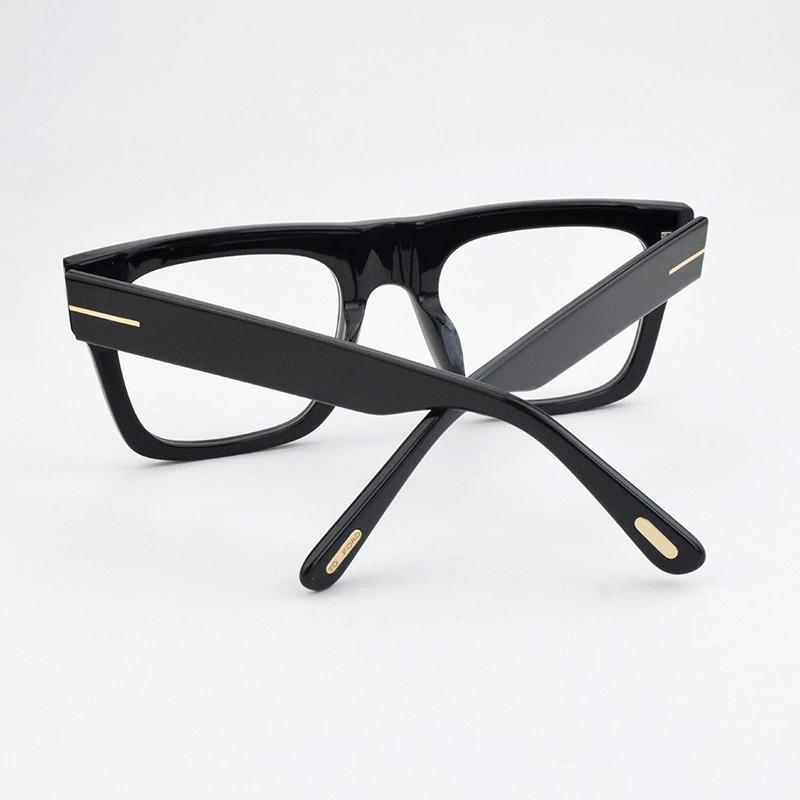 2025 Retro Optical Big Square Transparent Spectacle Frame For Men And Women-FunkyTradition