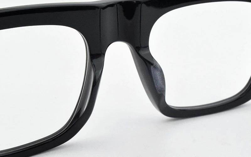 2025 Retro Optical Big Square Transparent Spectacle Frame For Men And Women-FunkyTradition