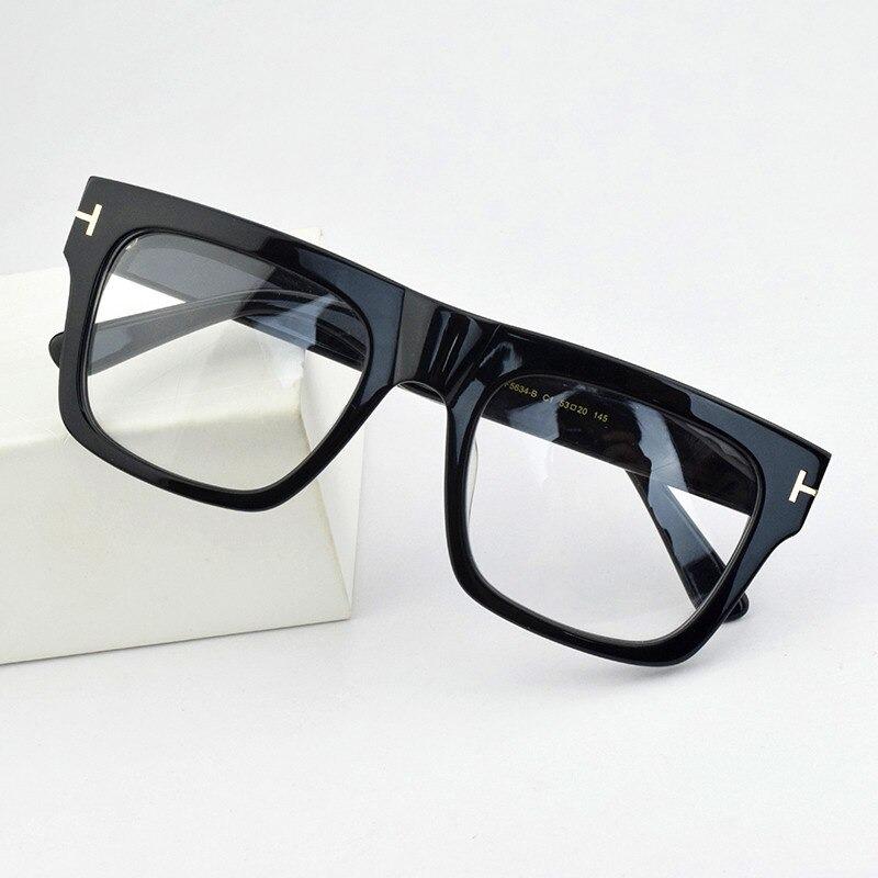 2025 Retro Optical Big Square Transparent Spectacle Frame For Men And Women-FunkyTradition