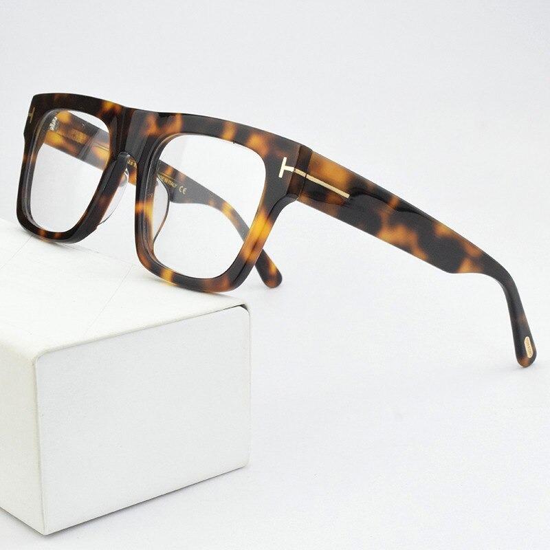 2025 Retro Optical Big Square Transparent Spectacle Frame For Men And Women-FunkyTradition