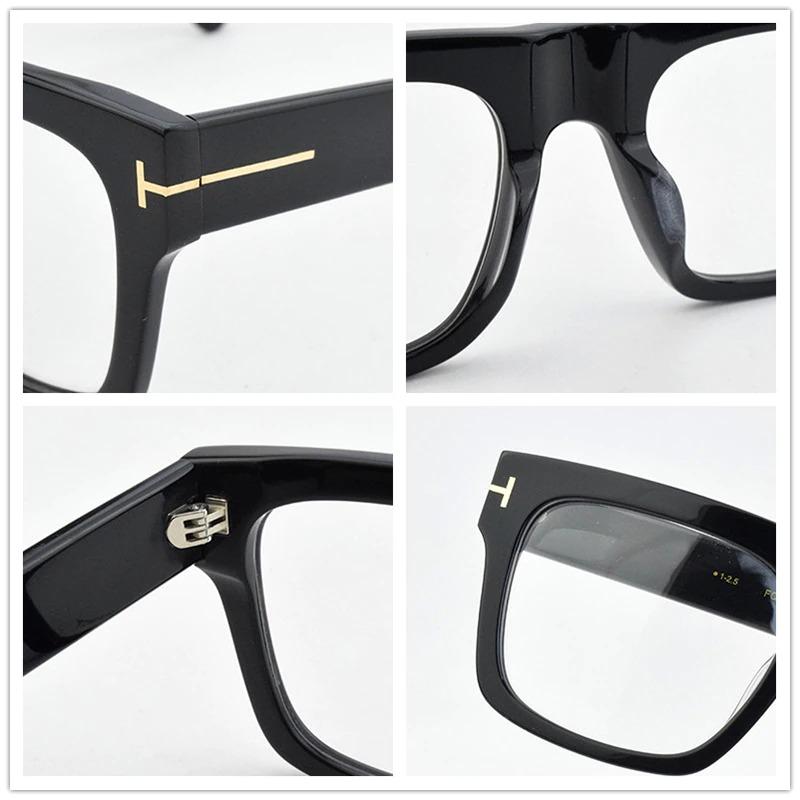 2025 Retro Optical Big Square Transparent Spectacle Frame For Men And Women-FunkyTradition