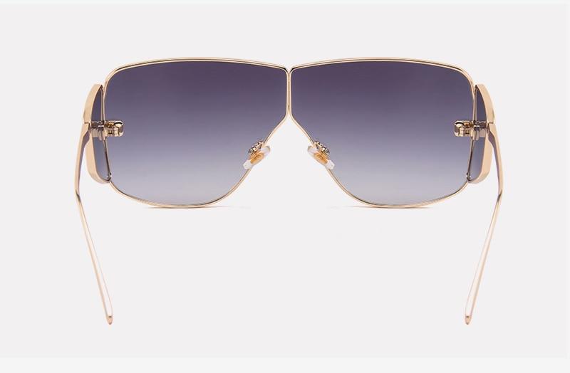 Premium Celebrity Oversize Square Sunglasses For Men And Women -FunkyTradition