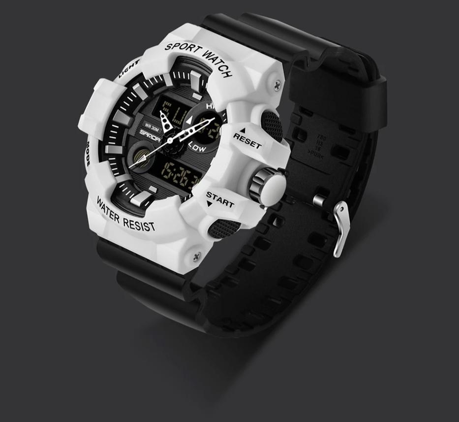 Luxury Led Plus Analog Digital Military Quartz Watch For Men And Women-FunkyTradition