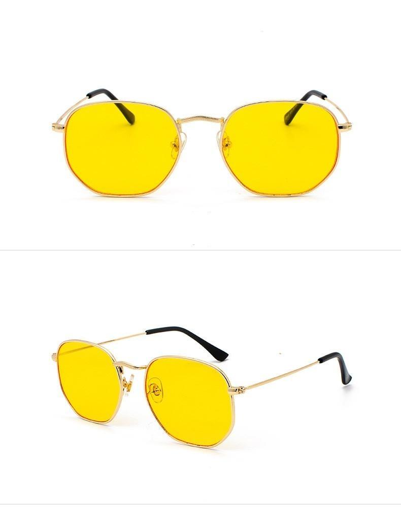 Stylish Hexagon Sunglasses For Men And Women-FunkyTradition