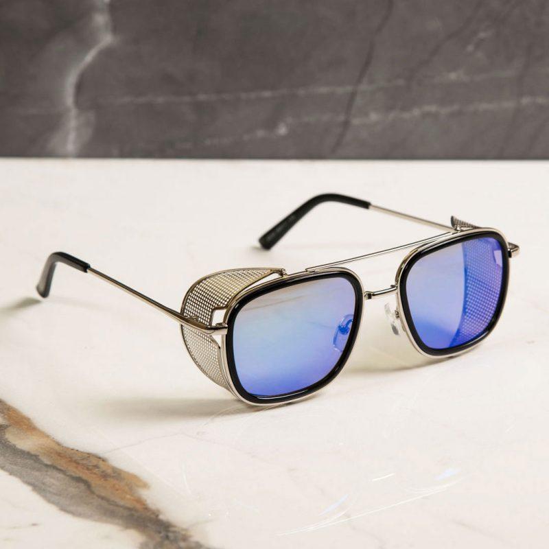 Metal Frame Side Cap Sunglasses For Men And Women-FunkyTradition
