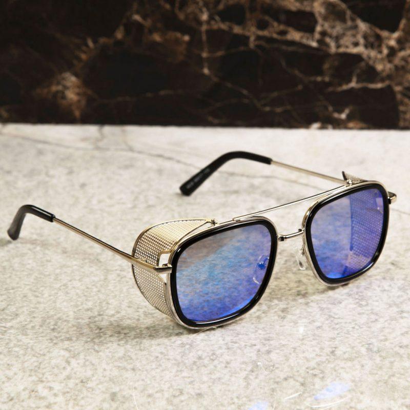 Metal Frame Side Cap Sunglasses For Men And Women-FunkyTradition