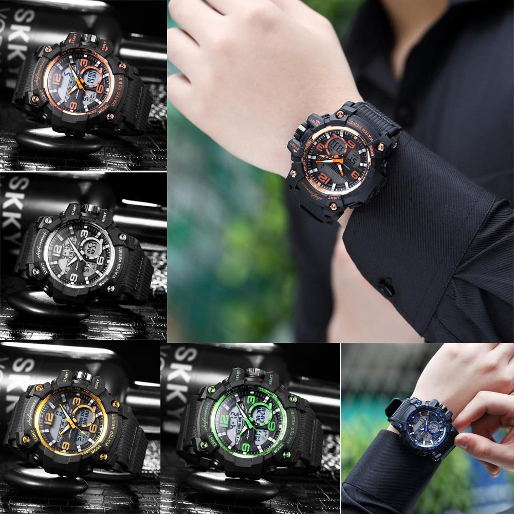 New Stylish Men's Double Core LED Luminescent Multi-Function Sport Watch For Men And Women-FunkyTradition
