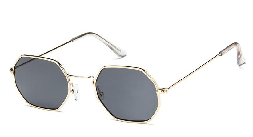 Stylish Polygon Clear Lens Sunglasses For Men And Women -FunkyTradition