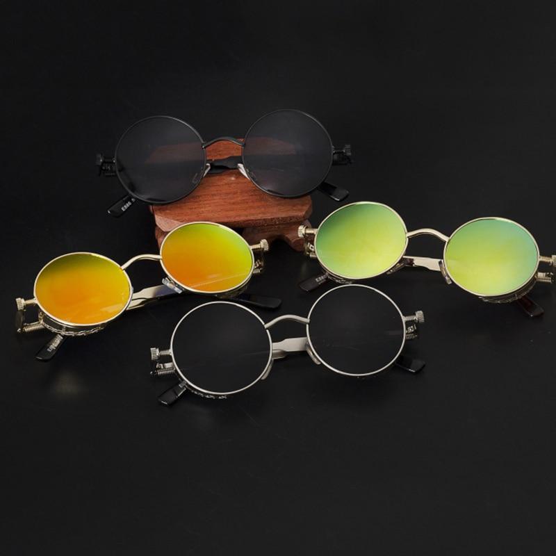 New Metal Alloy Round Sunglasses For Men And Women- FunkyTradition