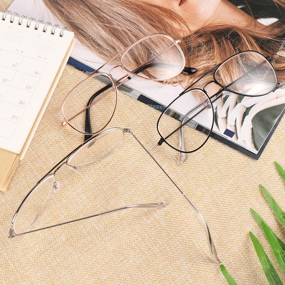 New Stylish Eyeglasses Aviator Metal Frame Reading Glasses Eyewear Vintage Women Men - FunkyTradition