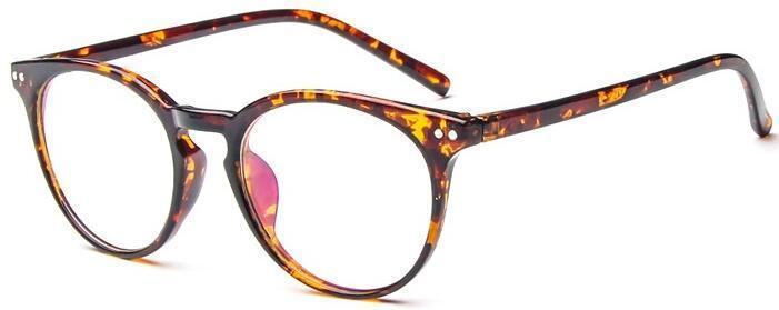 Round Vintage Clear Lens Glasses For Men And Women -FunkyTradition