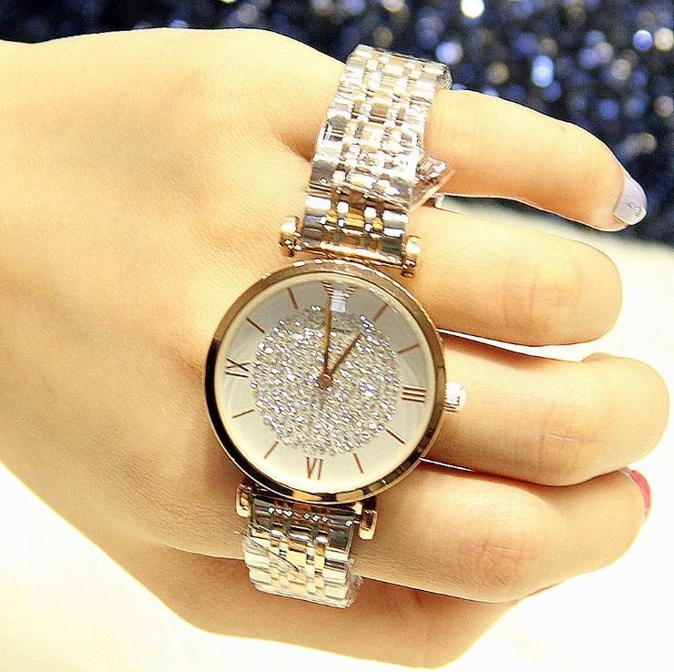Luxury Crystal Stainless Steel Women Watch-FunkyTradition