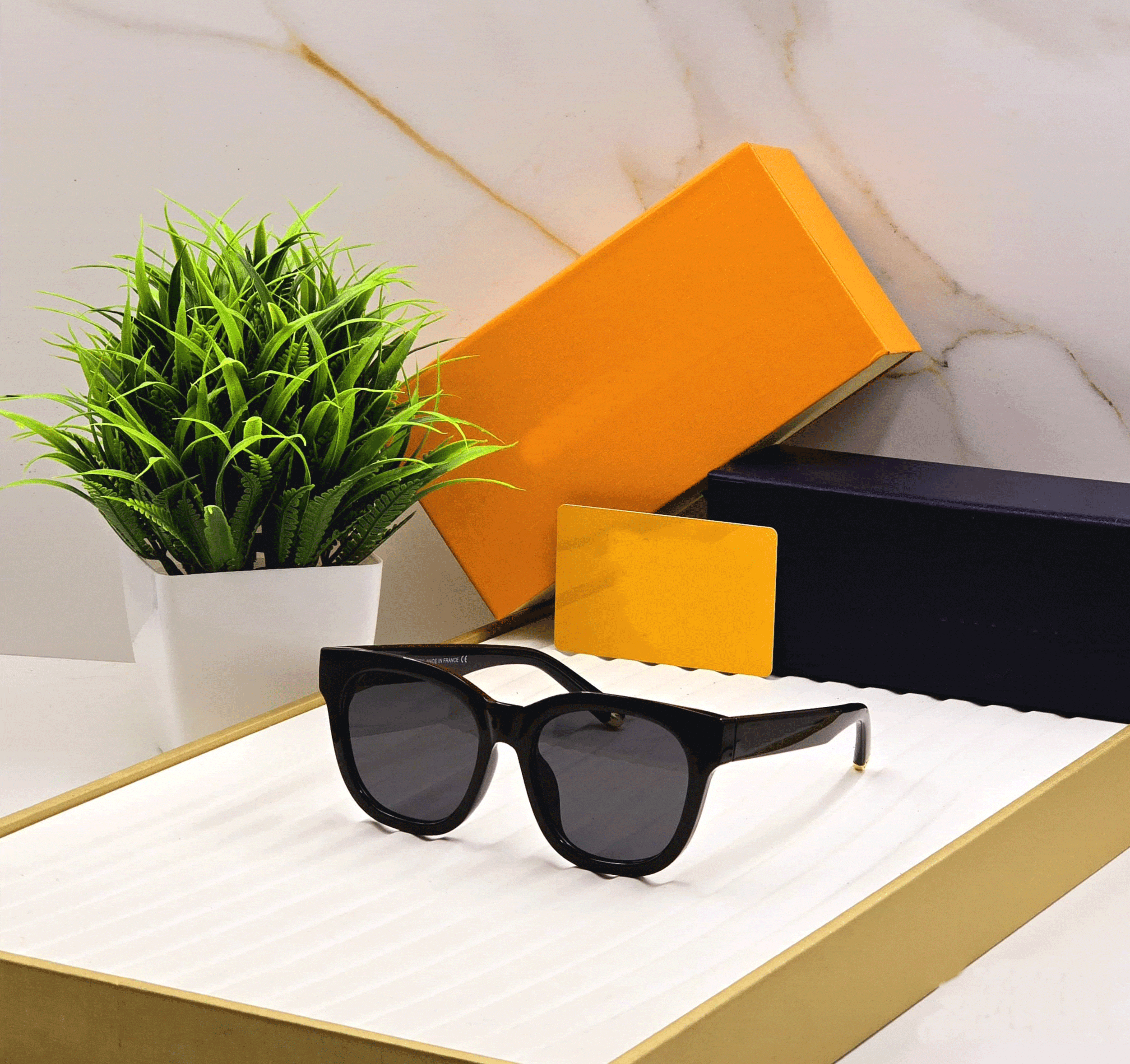 Multicolor Luxury Oversized Square Sunglasses for Women- FunkyTradition