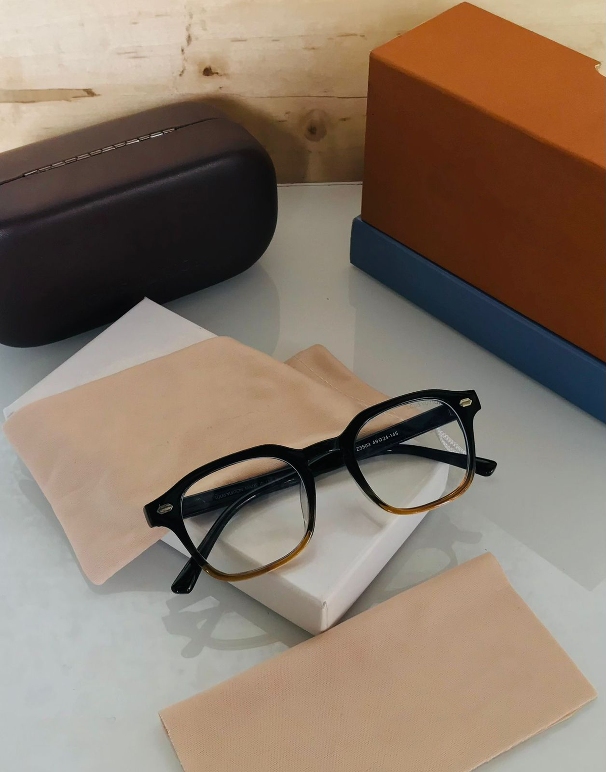 David Beckham Inspired Black Square Eyeglasses – Premium Fashion Optical Frame