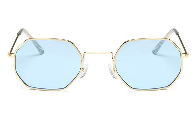Stylish Polygon Clear Lens Sunglasses For Men And Women -FunkyTradition