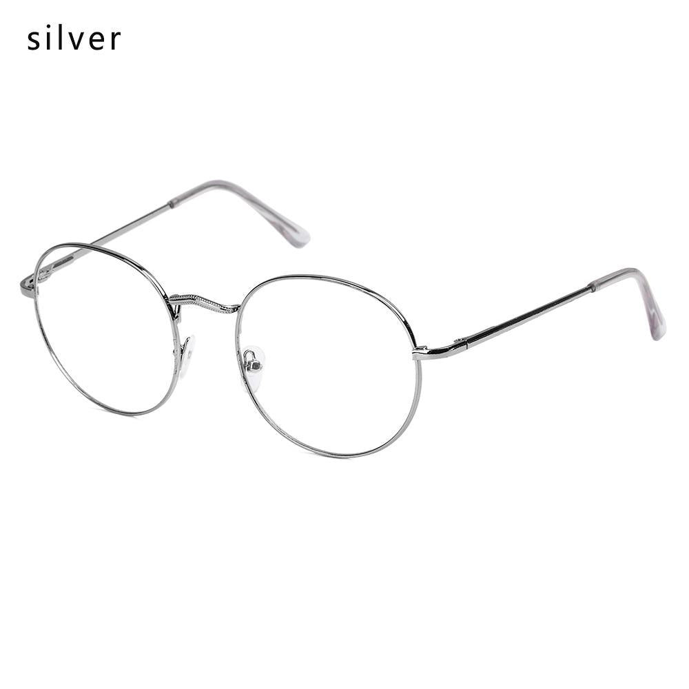 New Fashion Eyeglasses Round Metal Frame Reading Glasses Eyewear Vintage Women Men - FunkyTradition