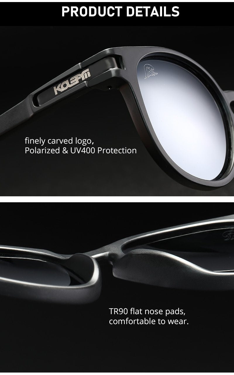 Ultralight Round Frame Sports Polarized Sunglasses For Men And Women-FunkyTradition