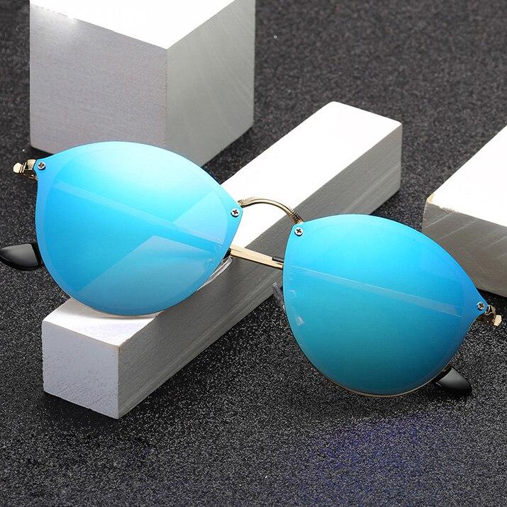 Stylish Rimless Cool Round Sunglasses For Men And Women -FunkyTradition
