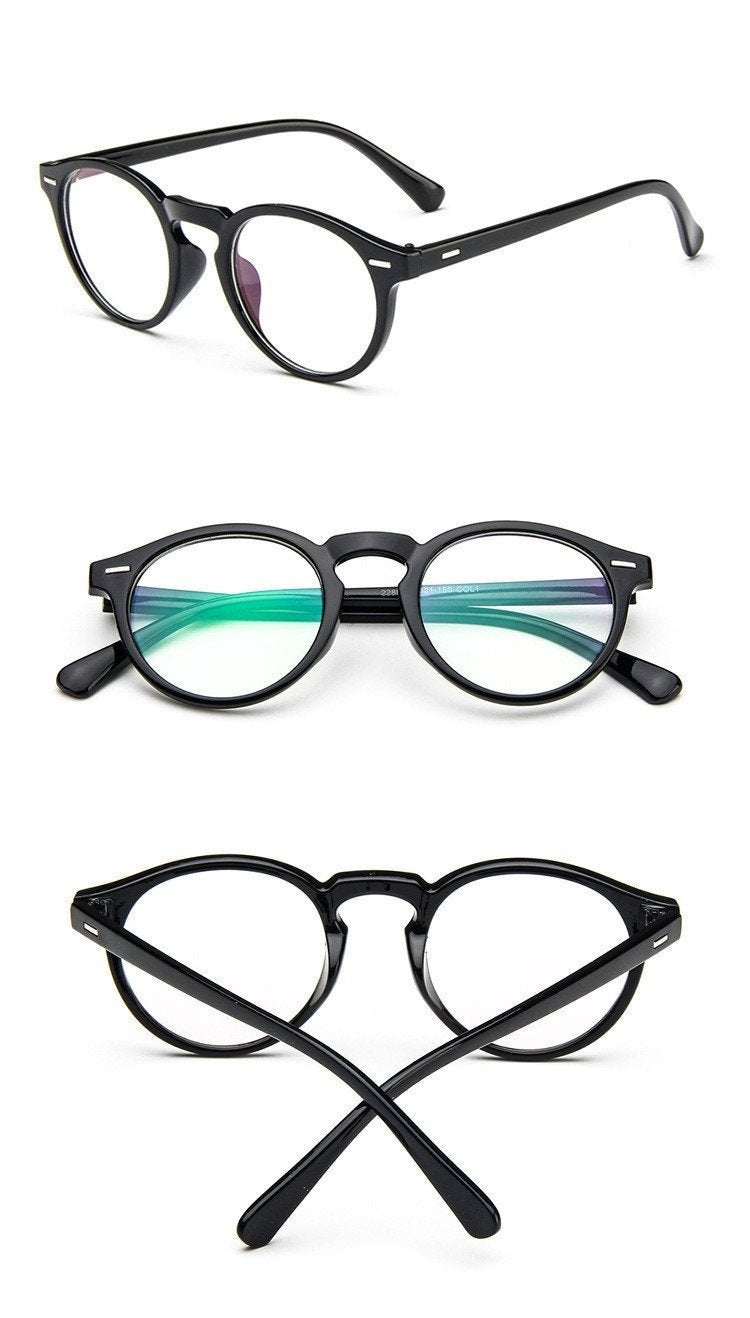 Vintage Retro Round Eyeglasses Frame For Men Women - FunkyTradition