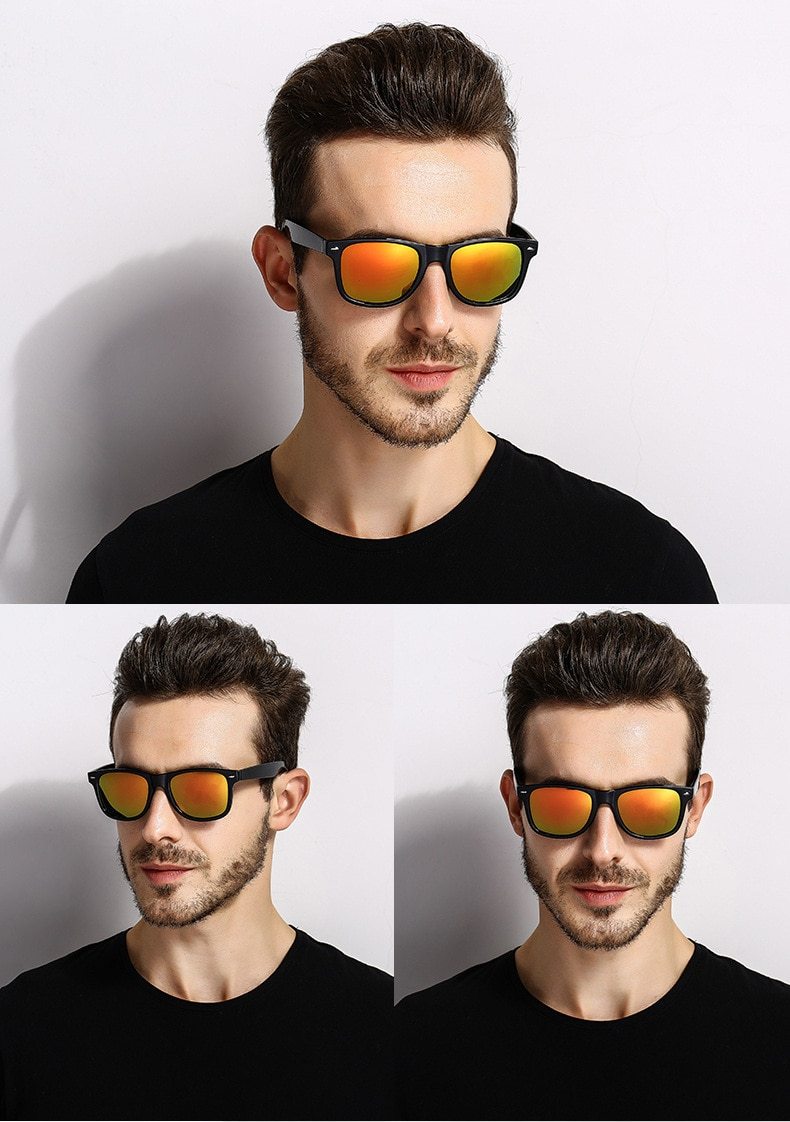 Polarized Square Frame Sunglasses For Men And Women -FunkyTradition