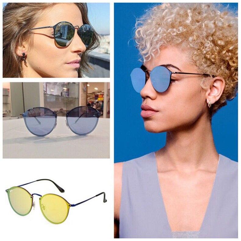 Stylish Rimless Cool Round Sunglasses For Men And Women -FunkyTradition