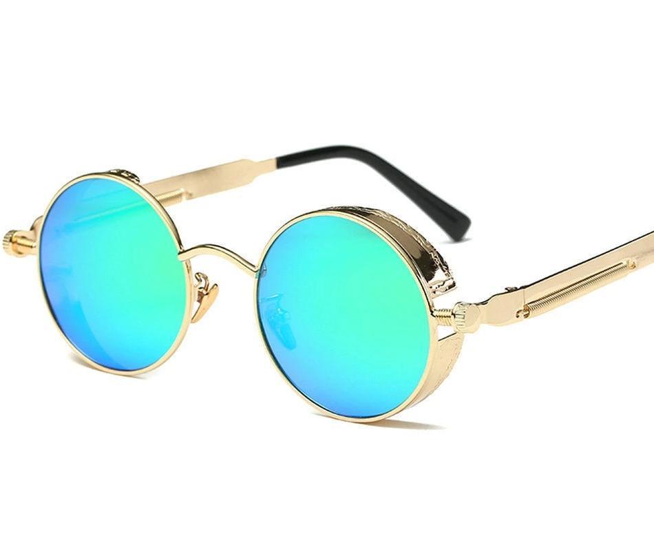 New Round Metal Design Sunglasses For Men And Women -FunkyTradition