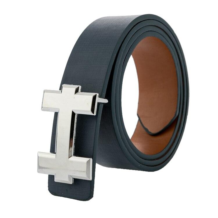 Trendy Square H Pattern Belt For Men-FunkyTradition