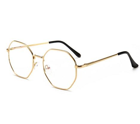 Stylish Polygon Clear Lens Sunglasses For Men And Women -FunkyTradition