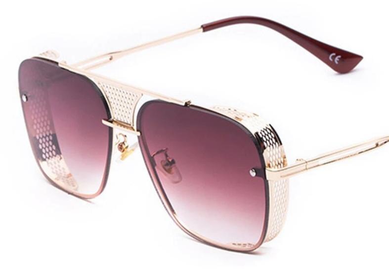 Most Stylish Metal Square Vintage Sunglasses For Men And Women-FunkyTradition