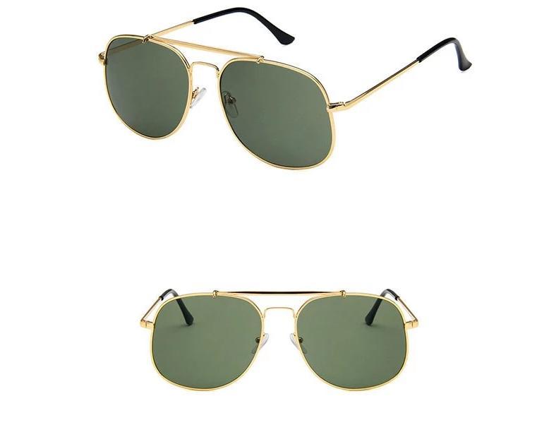 Stylish Metal Square Sunglasses For Men And Women-FunkyTradition