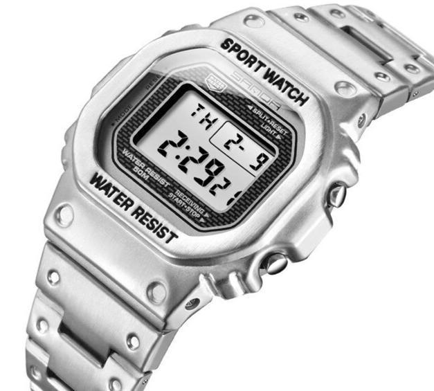 Luxury Edition Metal Square Sports Watch For Men And Women-FunkyTradition