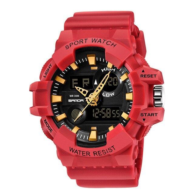 Luxury Led Plus Analog Digital Military Quartz Watch For Men And Women-FunkyTradition